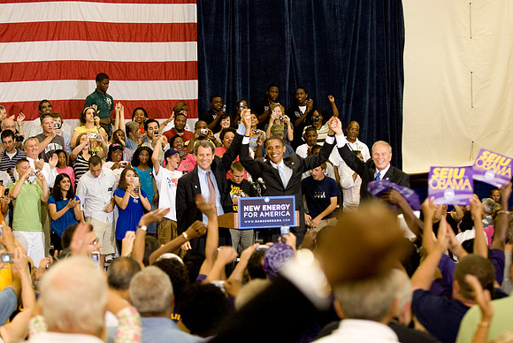 President Obama, Governor Strickland, Senator Sherrod Brown